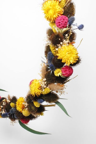 Trockenblumenkranz „Hippie“