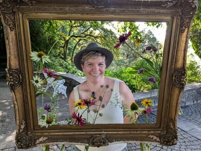 Martina Widmann, Gärtnerin und Trockenblumenkünstlerin